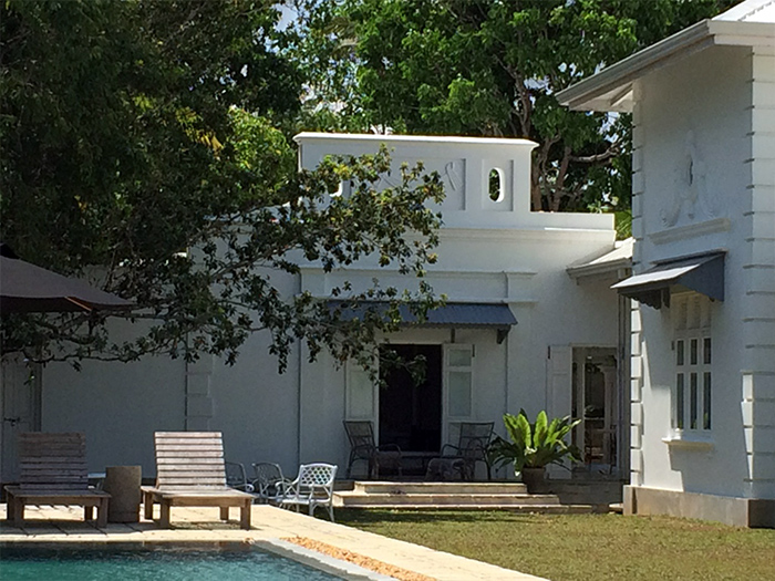 Pool house, swimming